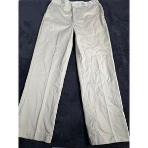 Dickies Mens Beige Work Pants 38x32 Cotton‎ Blend Casual Trousers